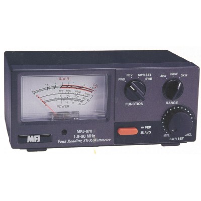 MFJ-870, HF 1.6-60 Mhz SWR/Wattmeter